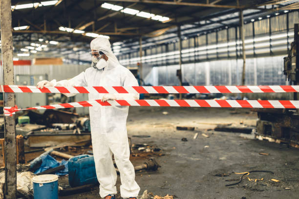 Professional Biohazard technician working in Oak Harbor, OH